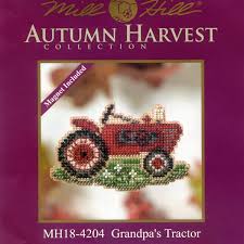 Grandpa's Tractor: Autumn Harvest Kit By Mill Hill
