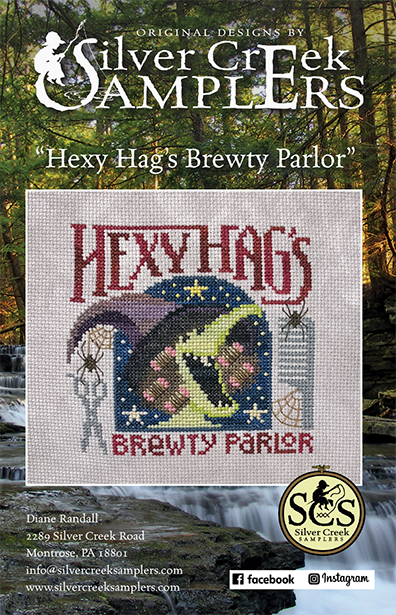 PREORDER! Hexy Hag's Brewty Parlor by Silver Creek Samplers