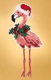 Holiday Flamingo: Winter Holiday Collection Kit By Mill Hill