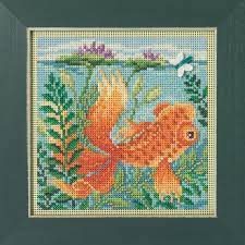 Koi Pond: Buttons & Beads, Spring Series Kit By Mill Hill
