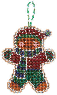 Gingerbread Lad: Beaded Holiday Kit By Mill Hill