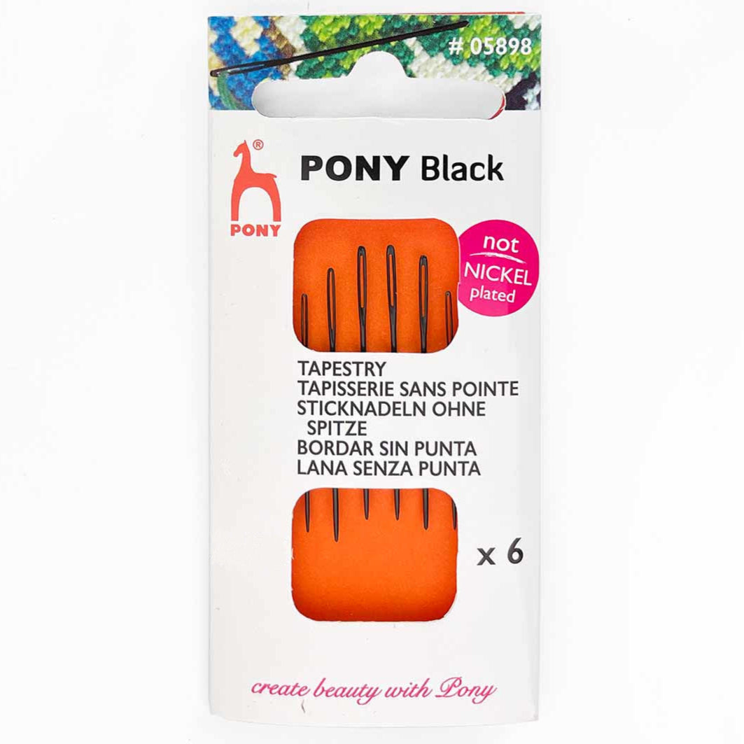 Pony Black Tapestry Needles