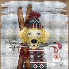 Ski Dog: Buttons & Beads, Winter Series Kit By Mill Hill