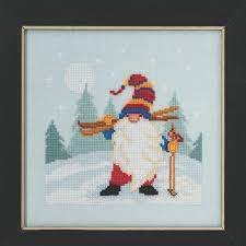 Skiing Gnome: Gnome Quartet Kit By Mill Hill