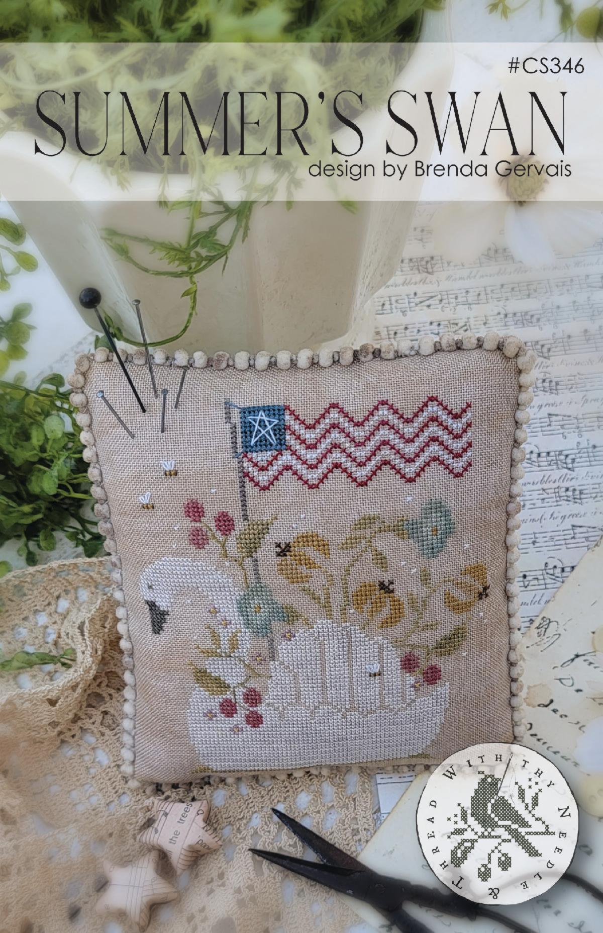 Summer's Swan by With Thy Needle and Thread