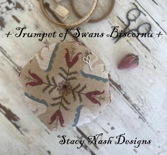 Trumpet of Swans: Biscornu By Stacy Nash Designs