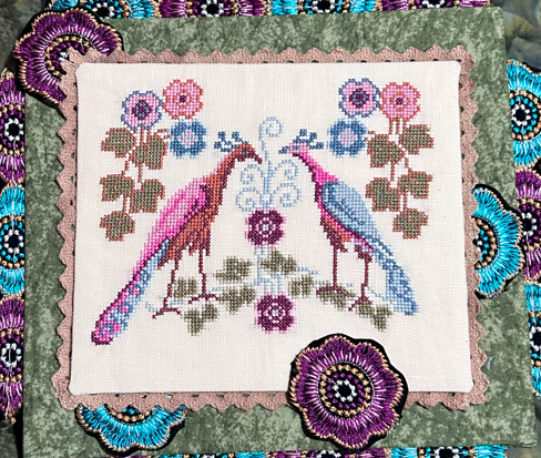 Pocketbook Peacocks By Bendy Stitchy Designs