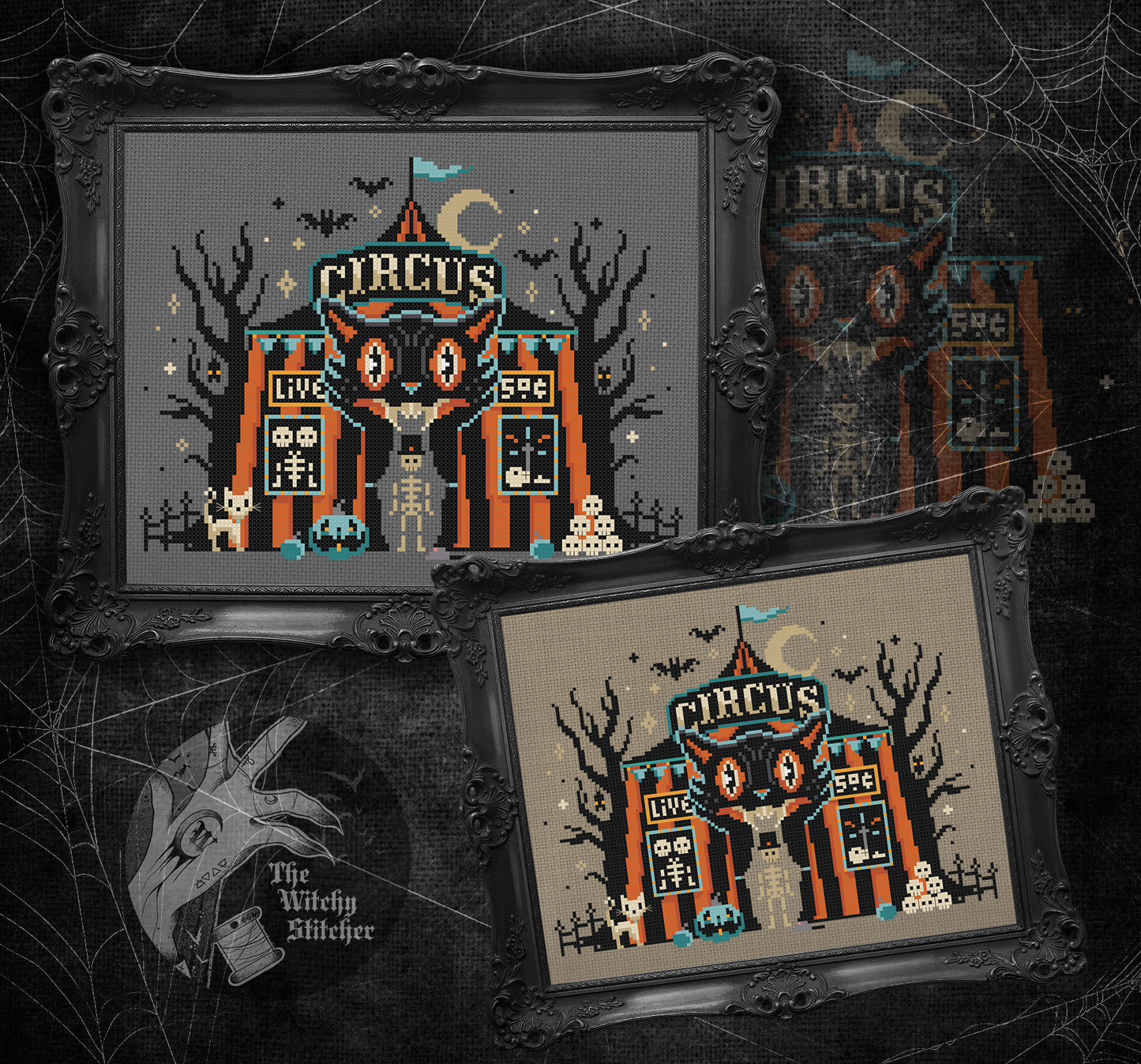 PREORDER! Vintage Halloween Big Top by The Witchy Stitcher