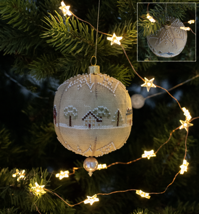 Winter Day: 3D Christmas Tree Ball By Cotton Pixels