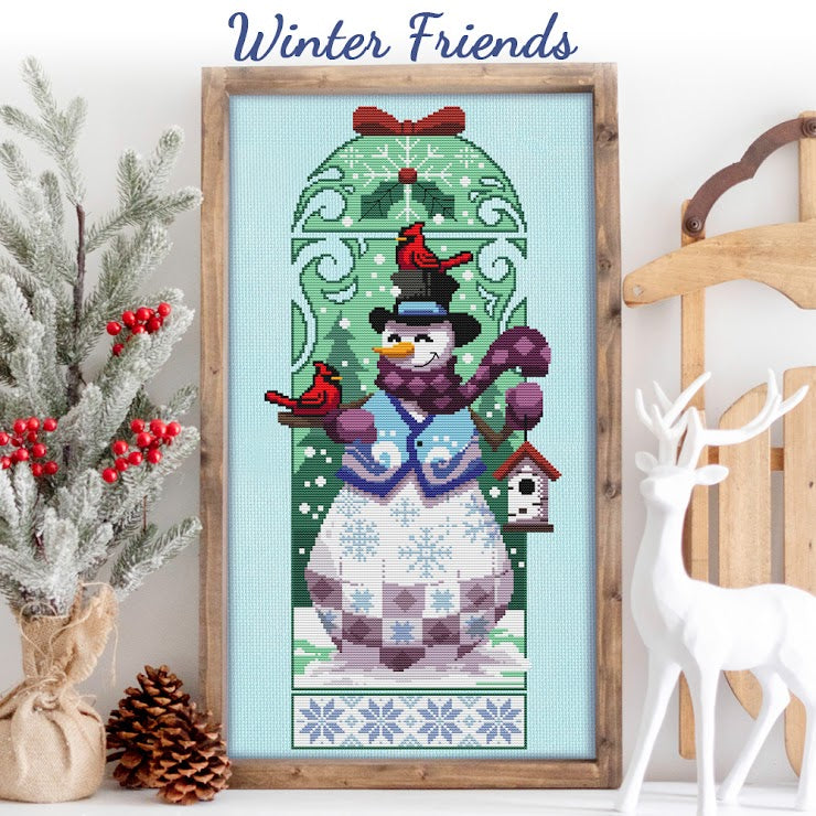 Winter Friends By Autumn Lane Stitchery