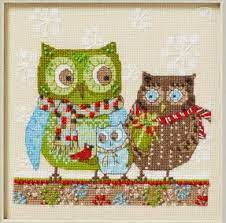 Winter Owls: Artful Owls Kit By Mill Hill