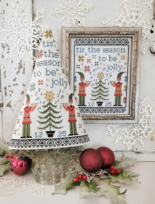 Eleventh Day of Christmas Sampler and Tree by Hello from Liz Mathews