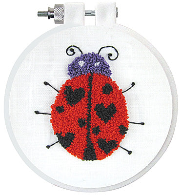 Lady Bug Punch Needle Kit