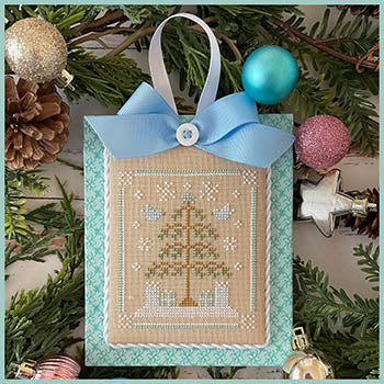 Pastel Collection: #8 Frosty Christmas by Country Cottage Needleworks