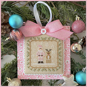 Pastel Collection: #9 Santa And Rudolph by Country Cottage Needleworks