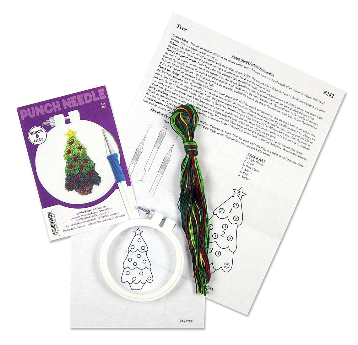 Tree Punch Needle Kit