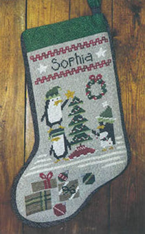 Penguins Stocking by Bent Creek