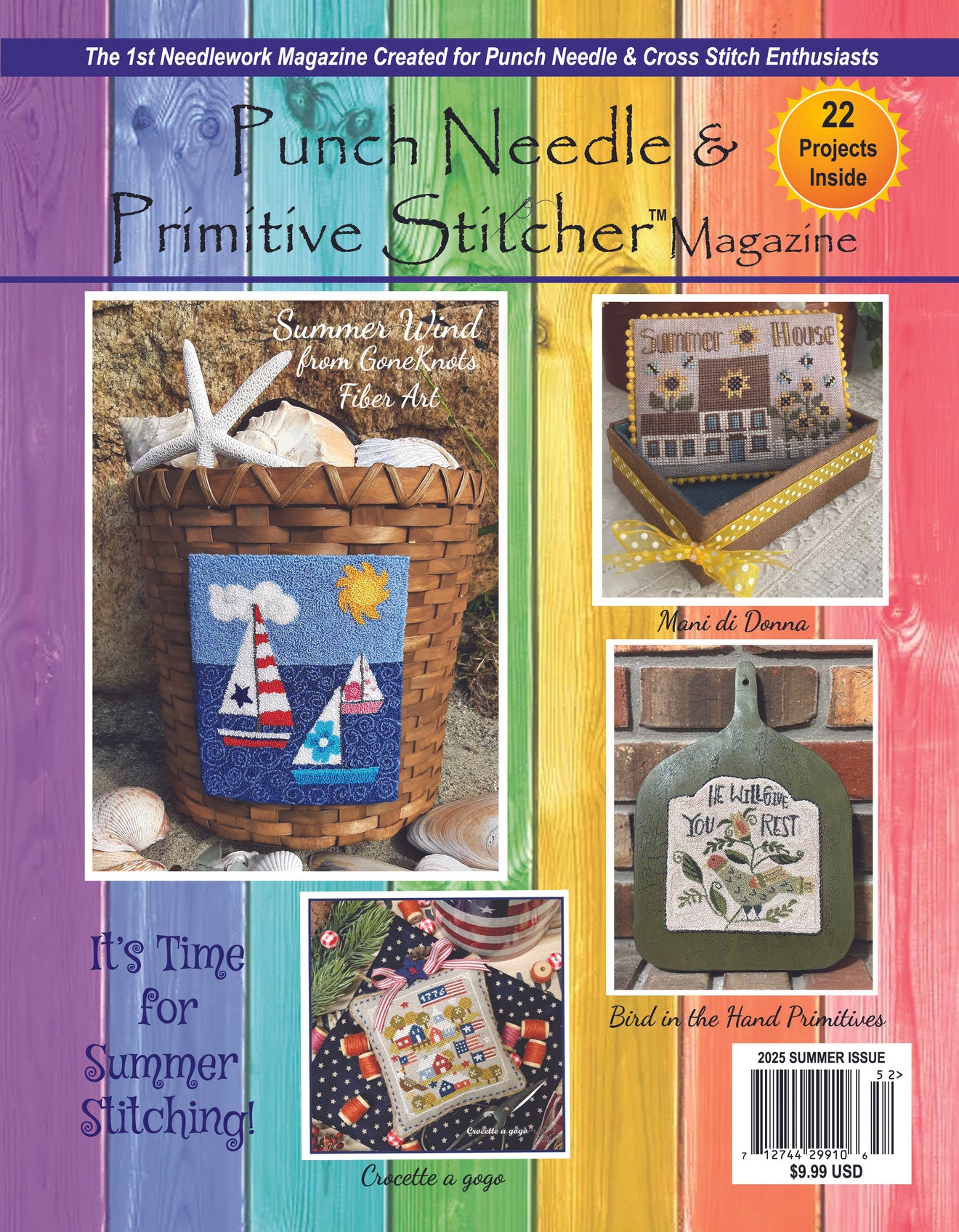 Punch Needle & Primitive Stitcher Magazine: Summer 2025