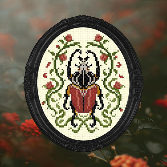 Red Goliath Beetle by StitchSprout Cross Stitch