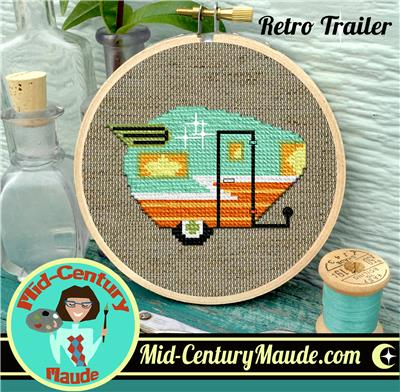 Retro Trailer by Mid-Century Maude