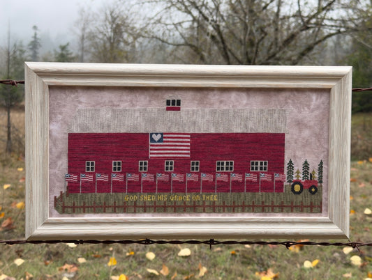 PREORDER! Old Glory Barn by SamBrie Stitches