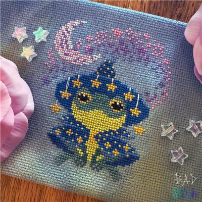 Froggy Magic by BAD Stitch