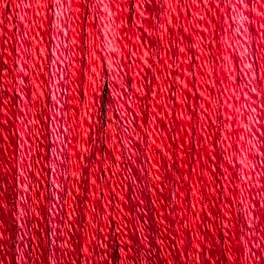 Belle Soie Stranded Silk Floss - 3 Alarm Fire thru Lasagne