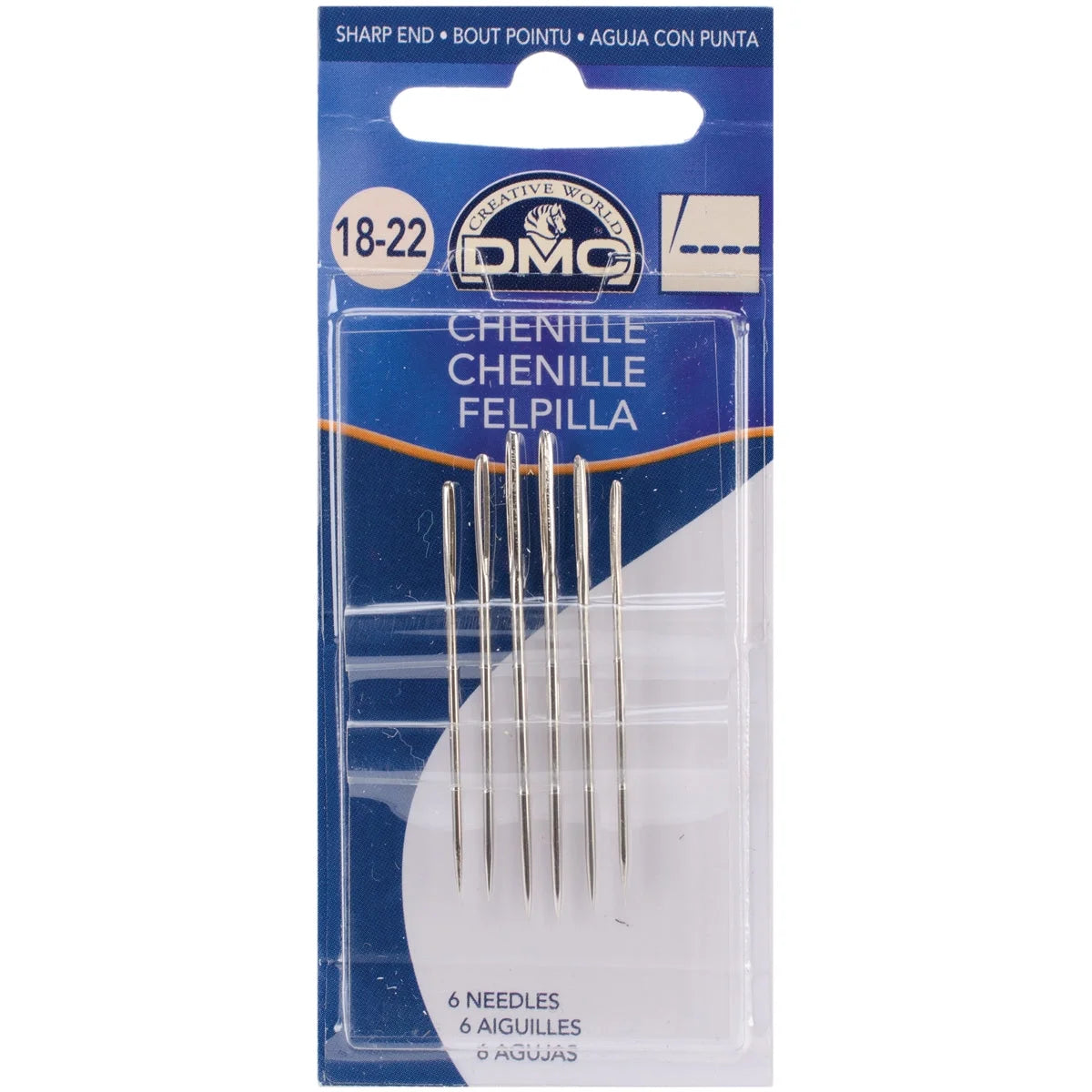 DMC Sizes 18-22 Chenille Needles