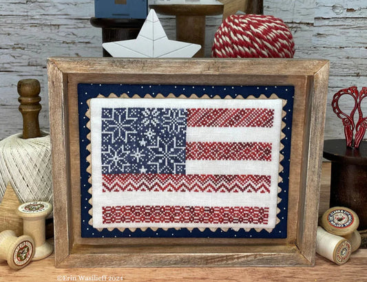 American Flag by Erin Elizabeth Designs