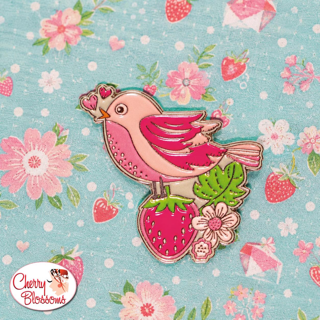 PREORDER! Bloom & Heart Needle Minder by Cherry Blossoms Studio