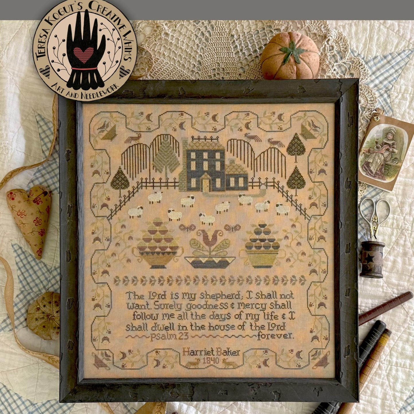 Faith in Stitches Series: Goodness & Mercy by Teresa Kogut