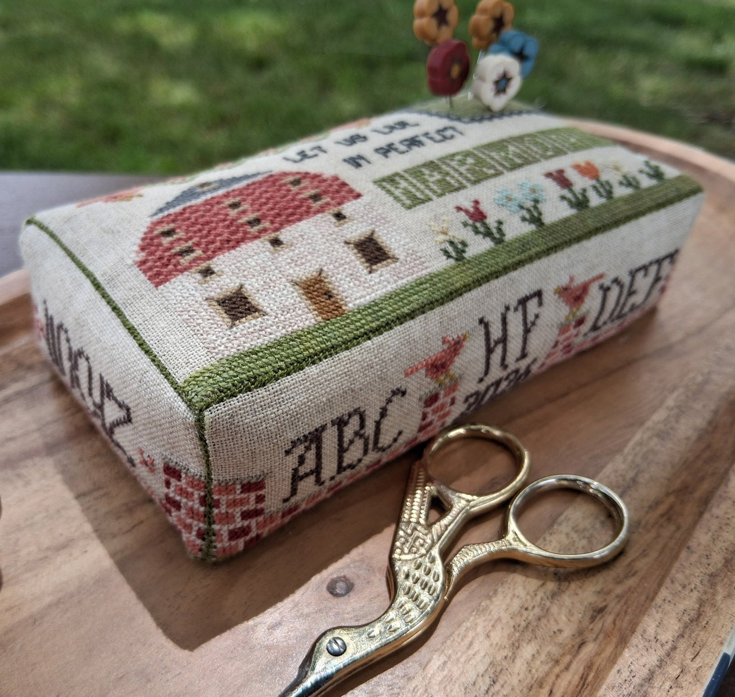 Perfect Harmony Pincushion by From The Bottom Designs