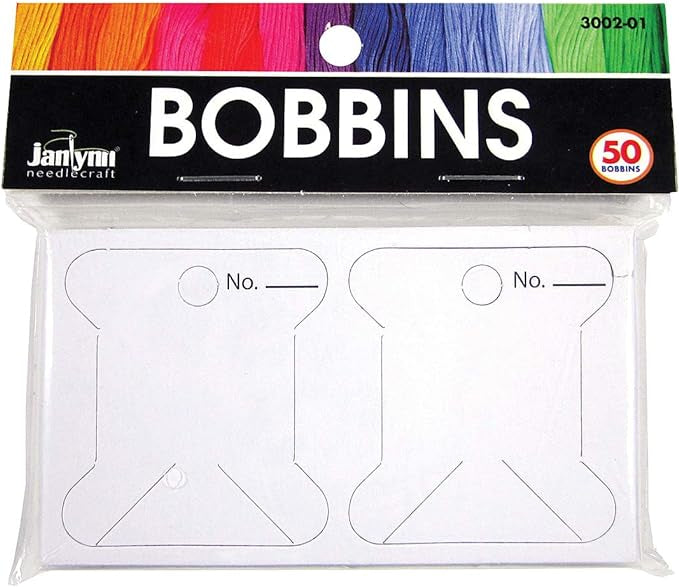 Thread Cardboard Bobbin Pattern Cardboard Bobbins – HouseOfStitches