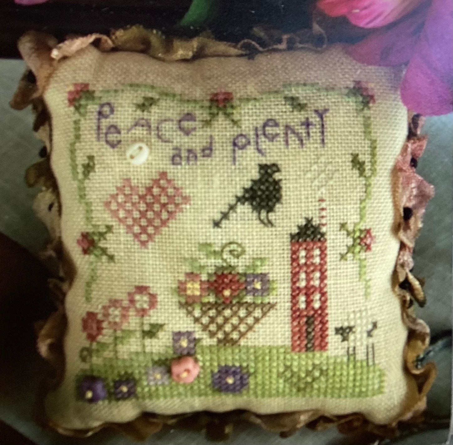 Peace & Plenty Pin Cushion Kit by Shepherd’s Bush Printworks