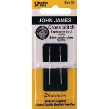John James Platinum size 22 Tapestry Needles
