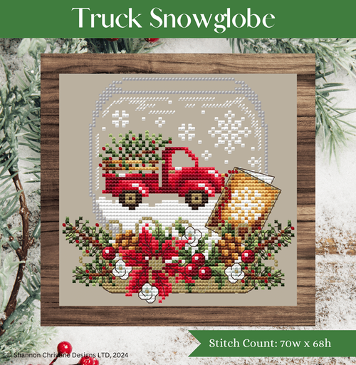 Truck Snow Globe by Shannon Christine Designs