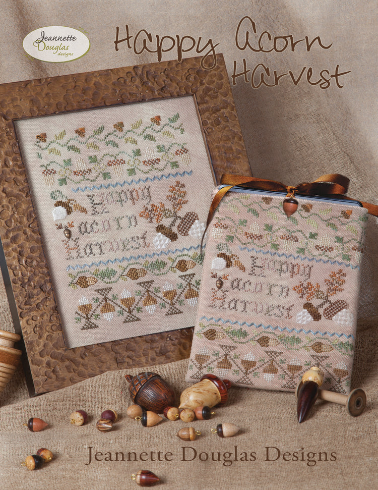 Happy Acorn Harvest by Jeannette Douglas Designs