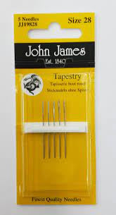 John James Size 28 Tapestry Needles