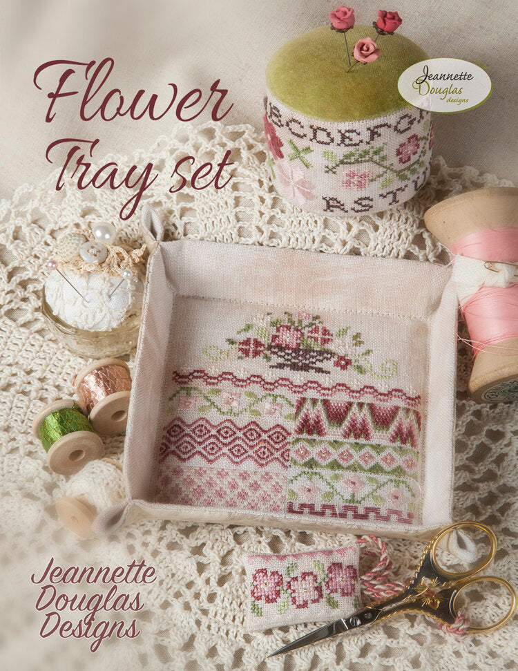 Flower Tray Set by Jeanette Douglas Designs