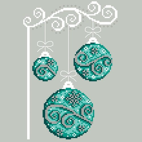 Wintery Teals by Shannon Christine Designs