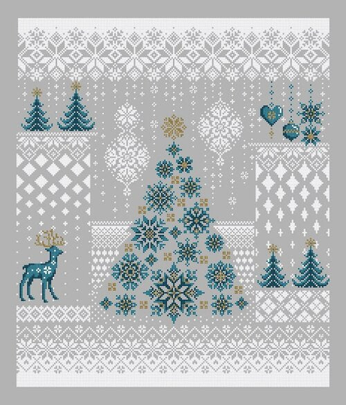 Winter Snowfall by Shannon Christine Designs