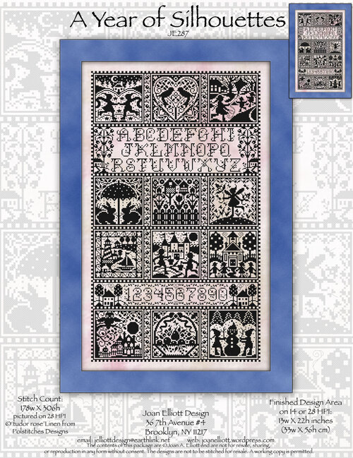 A Year of Silhouettes by Joan Elliott Design
