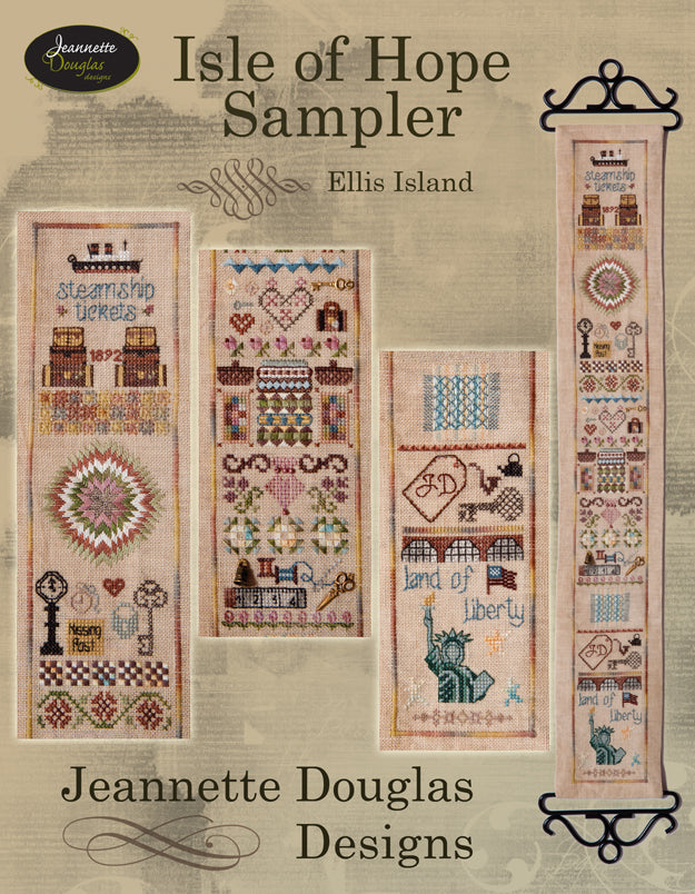 Isle of Hope Sampler: Ellis Island by Jeannette Douglas Designs