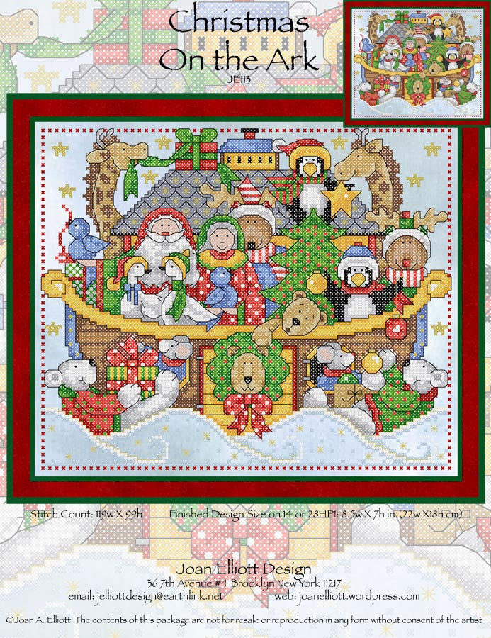 Christmas on the Ark by Joan Elliott Design
