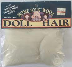 Home Folk Wool, Doll Hair, 1 yd.