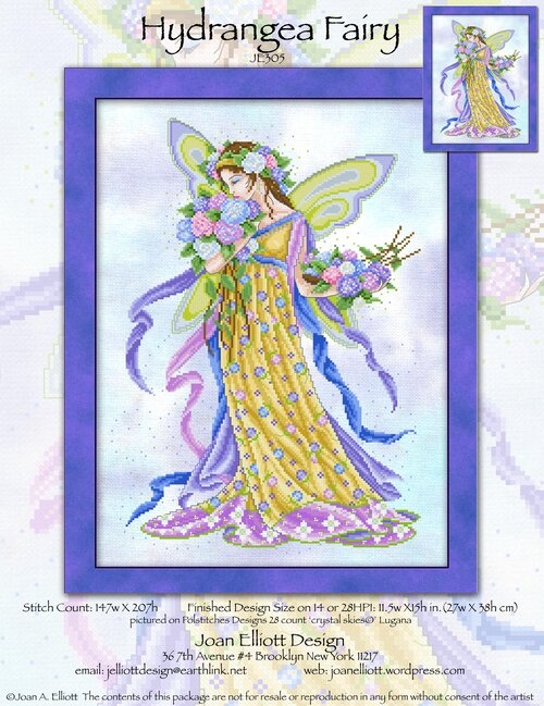 Hydrangea Fairy by Joan Elliott Design