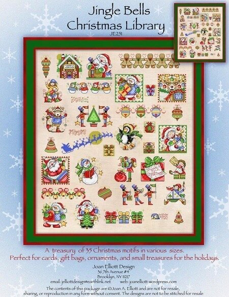 Jingle Bells Christmas Library by Joan Elliott Design