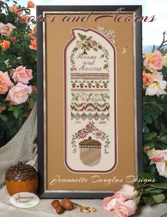 Roses and Acorns by Jeannette Douglas Designs