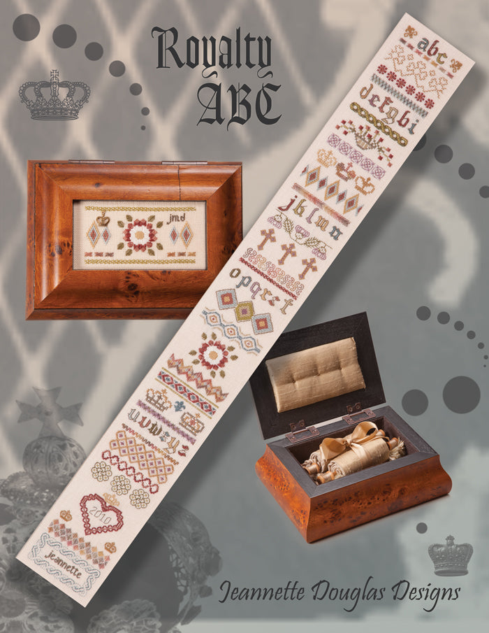 Royalty ABC Sampler by Jeannette Douglas Designs