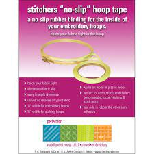 “No-Slip” Hoop Tape